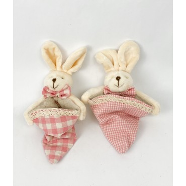 Săculeț roz cu iepur...