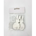 Set iepurași de lemn 8,5/4cm